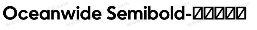 Oceanwide Semibold字体转换